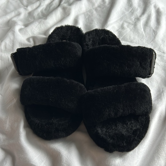 UGG ‘FUZZ YEAH’ SHEEPSKIN SLIDE/SLIPPERS - SIZE 9 - Picture 4 of 14